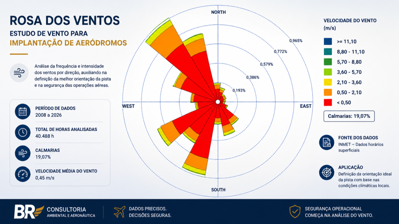 A Importância do Estudo de Ventos na Implantação de Aeródromos: Aplicação Prática com o Software WRPLOT View