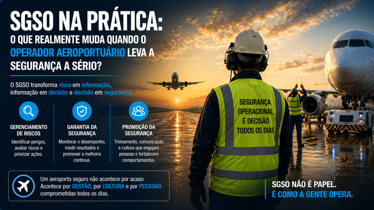 SGSO em aeródromos AP-0: importância e aplicabilidade