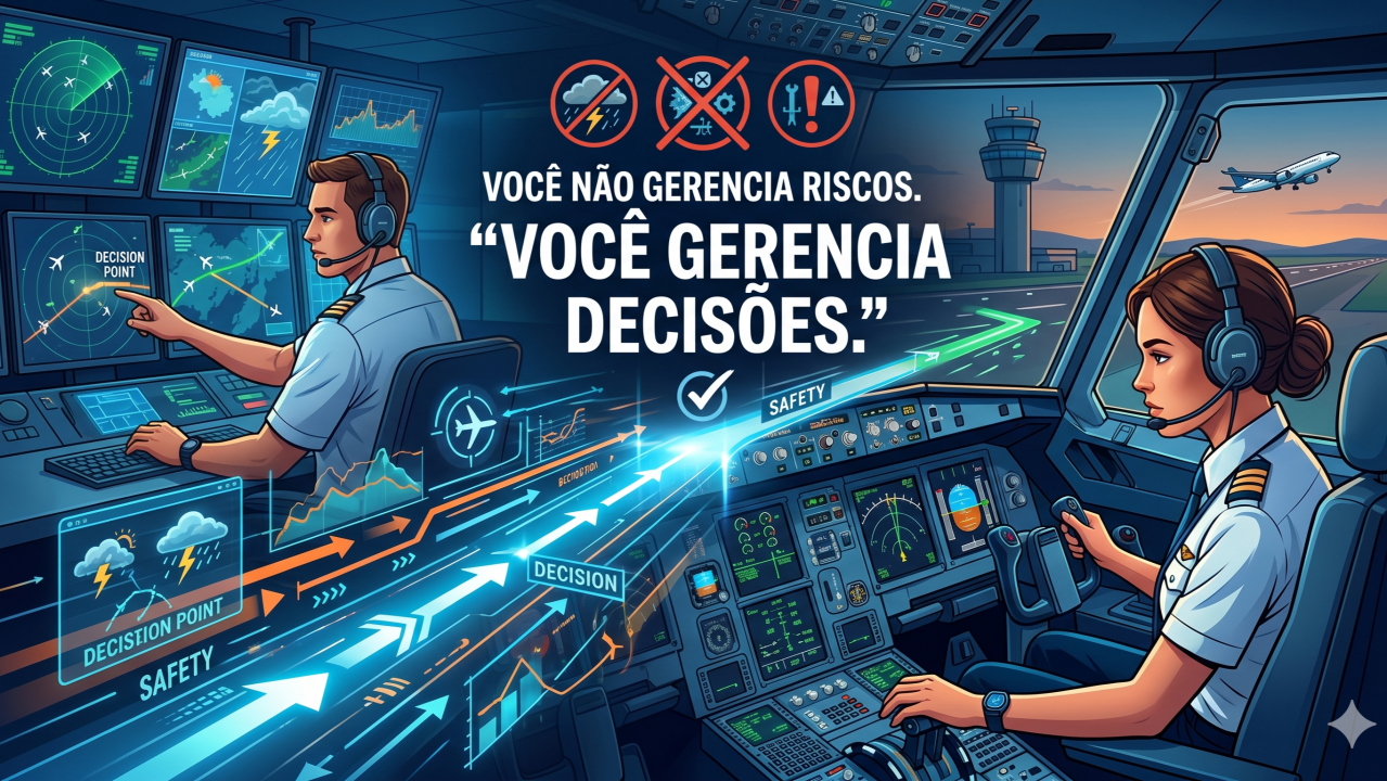 Você não gerencia riscos. Você gerencia decisões.