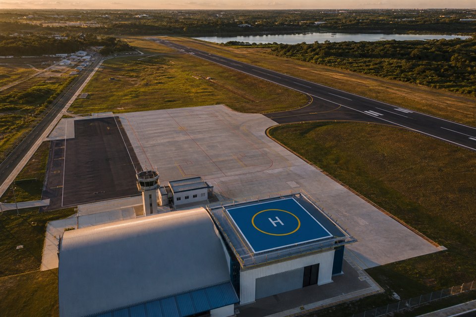 Pista de pouso em aeródromo durante estudo técnico de implantação